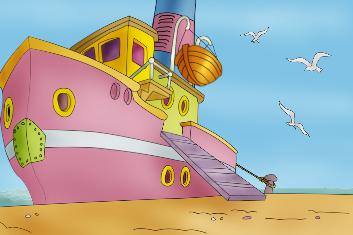 Борт корабля для детей