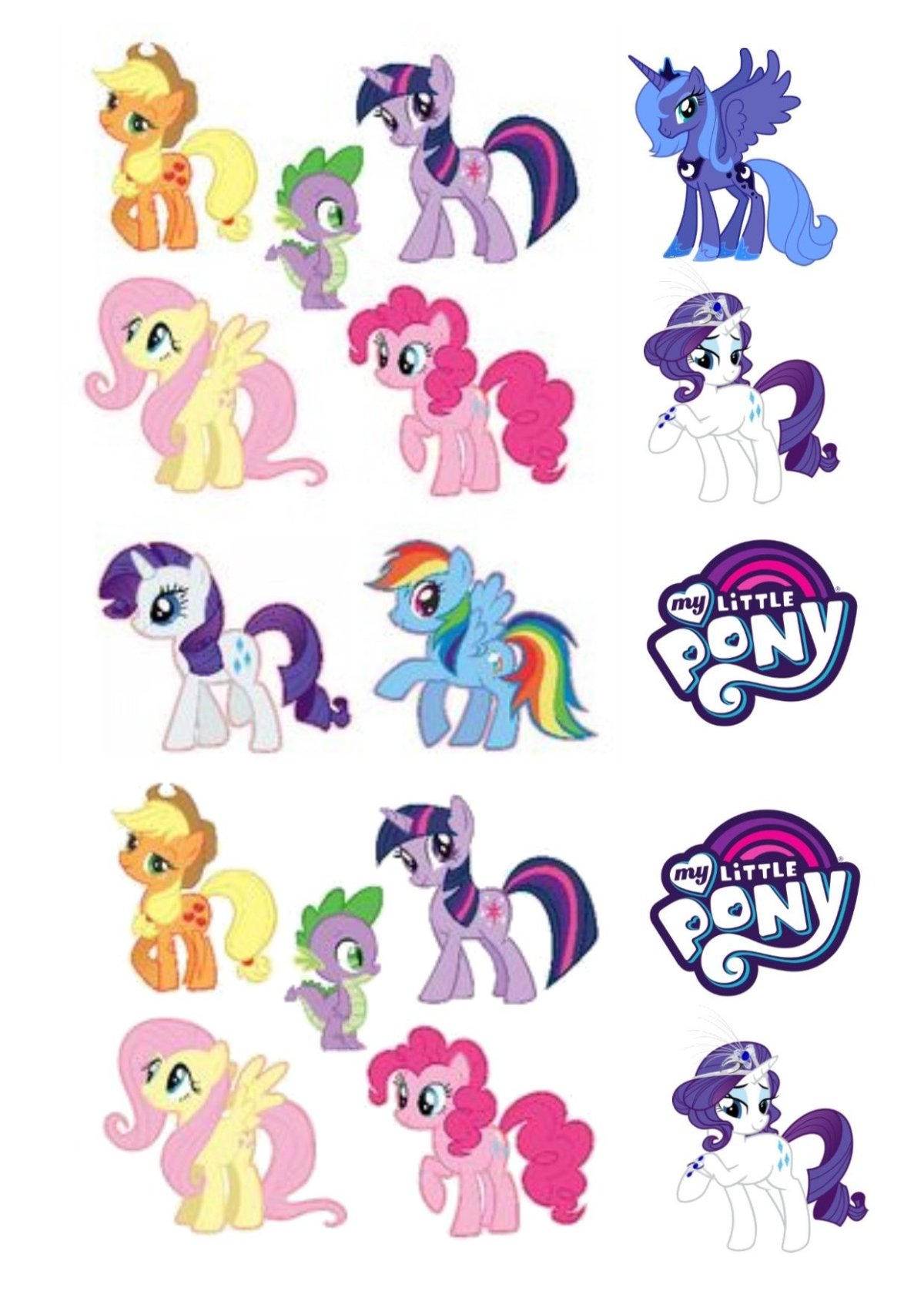My little Pony для топперов