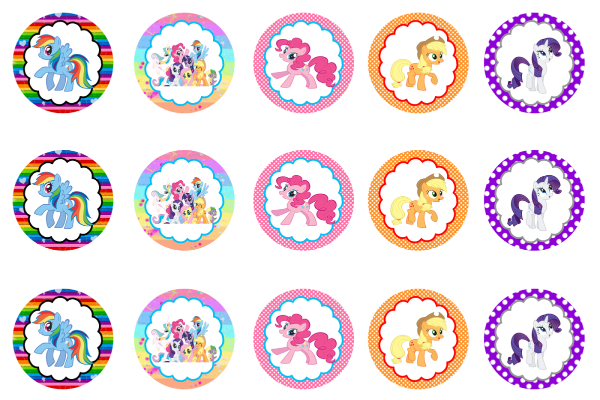 Шаблоны на капкейки