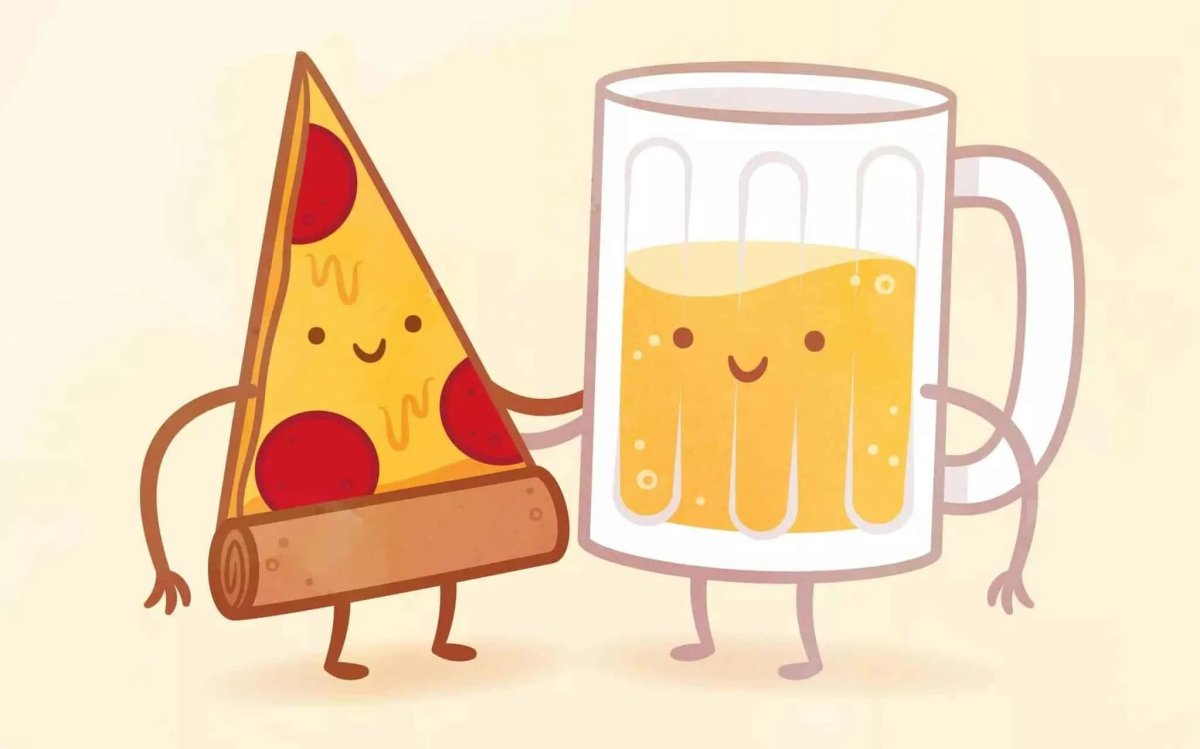 Мультяшная еда с глазами