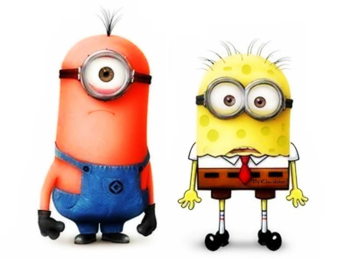 Спанч Боб и Миньоны