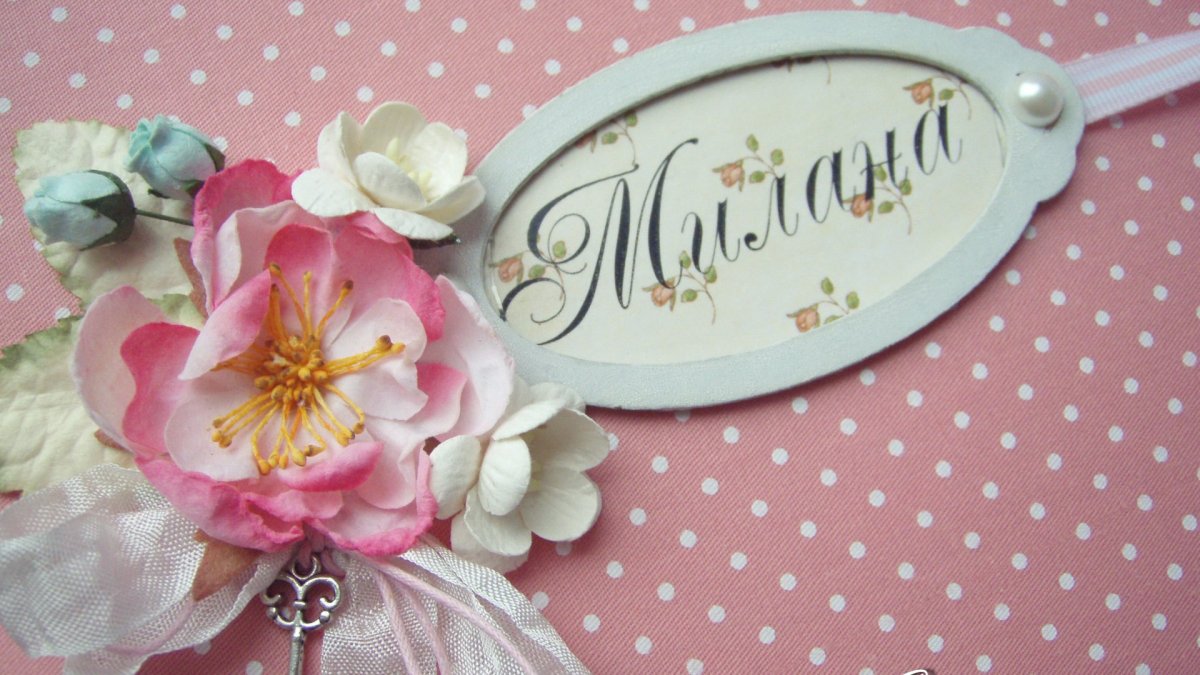 Открытка с днем рождения Миланочка