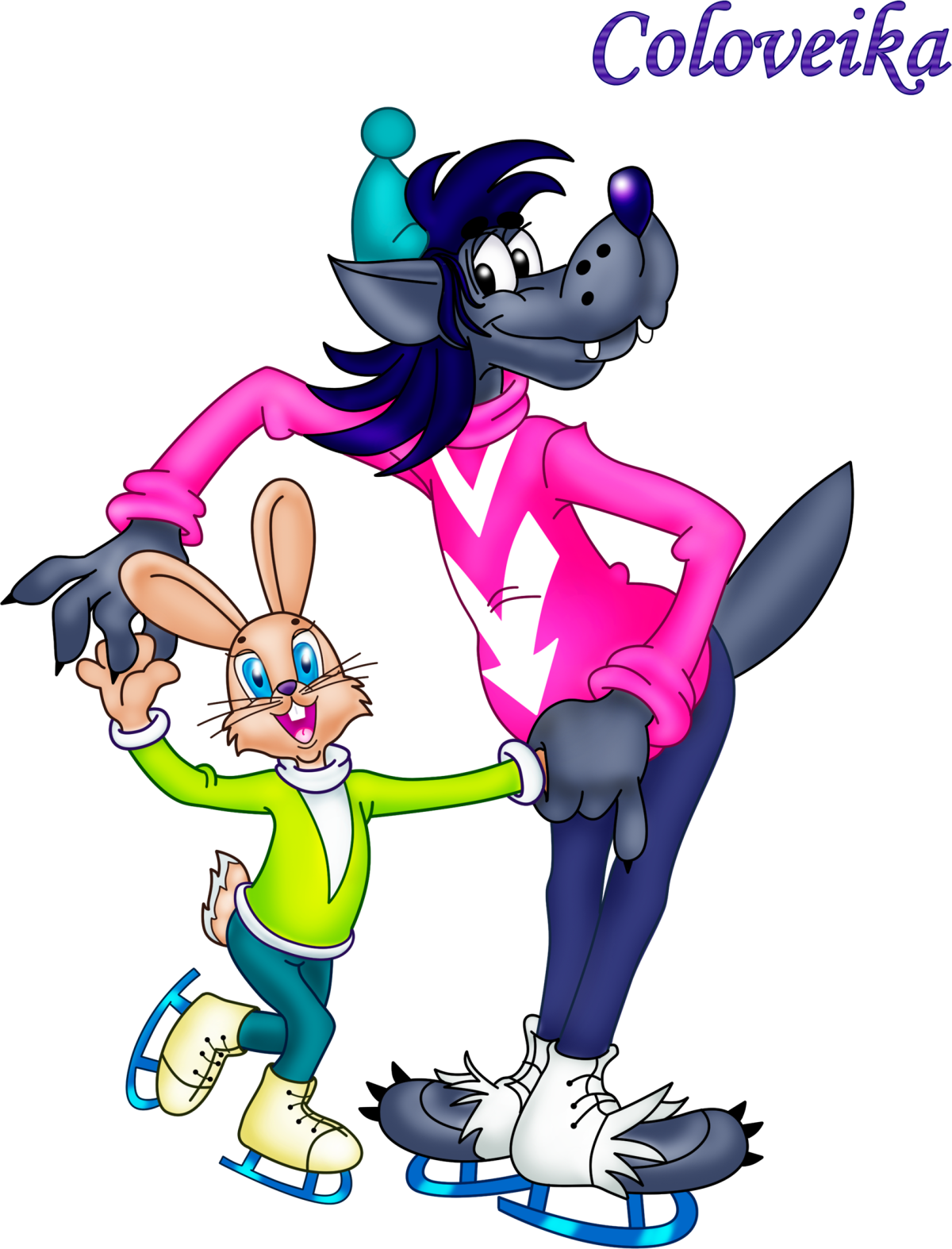 Волк и заяц из ну погоди