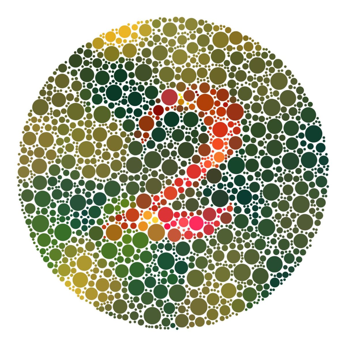 Тест Исихары на дальтонизм