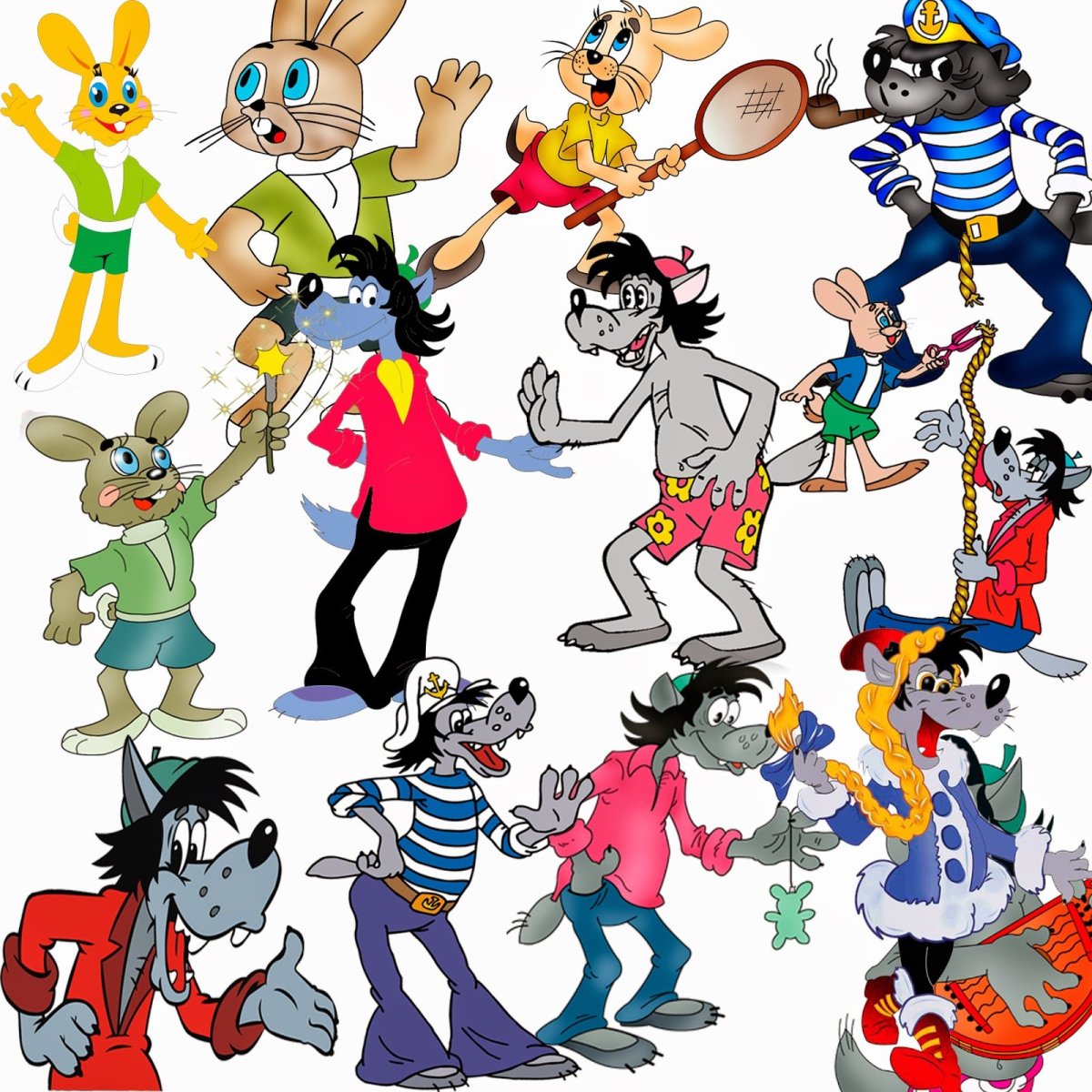 Спортивные мультяшки