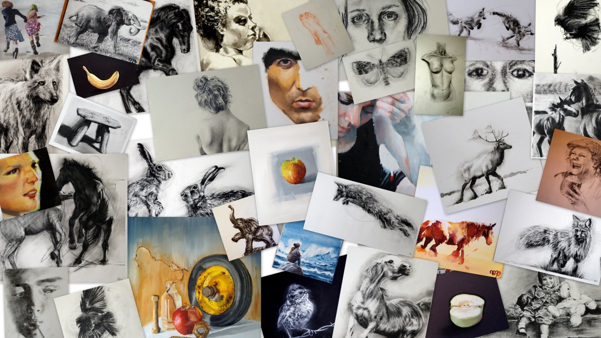 Коллаж на тему искусство