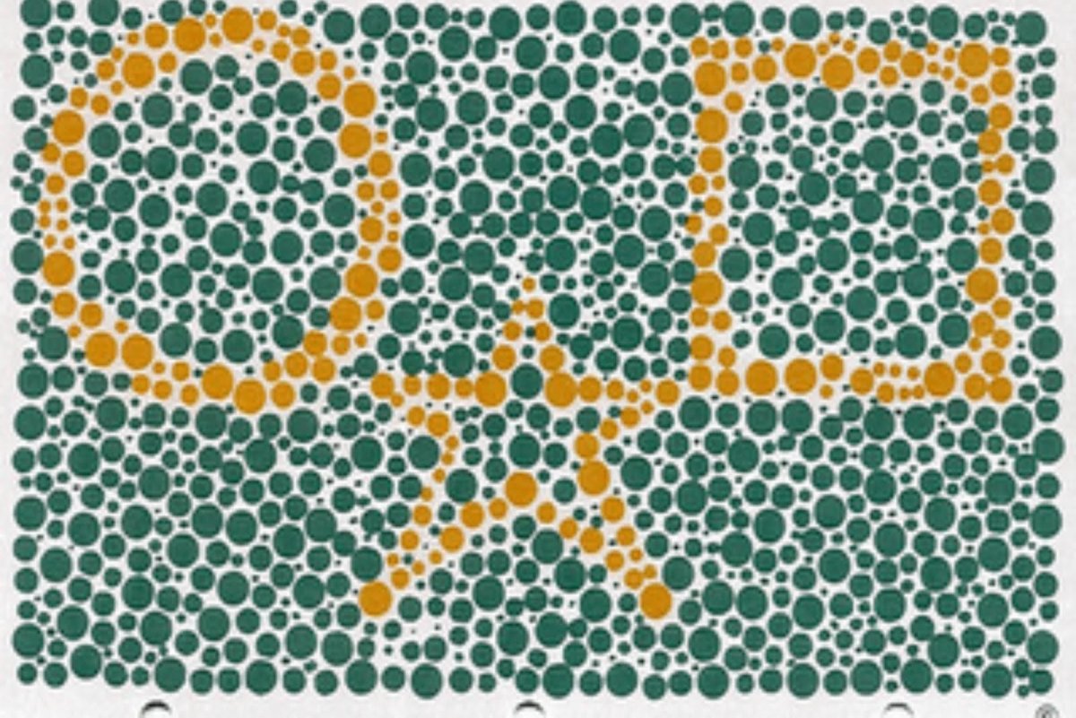 Дальтонизм таблица Рабкина