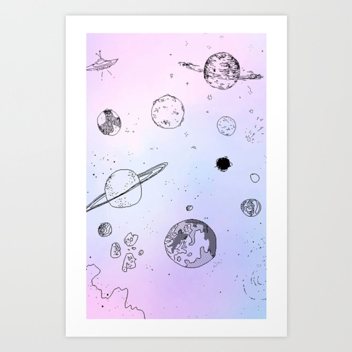 Маленькие космические рисуночки