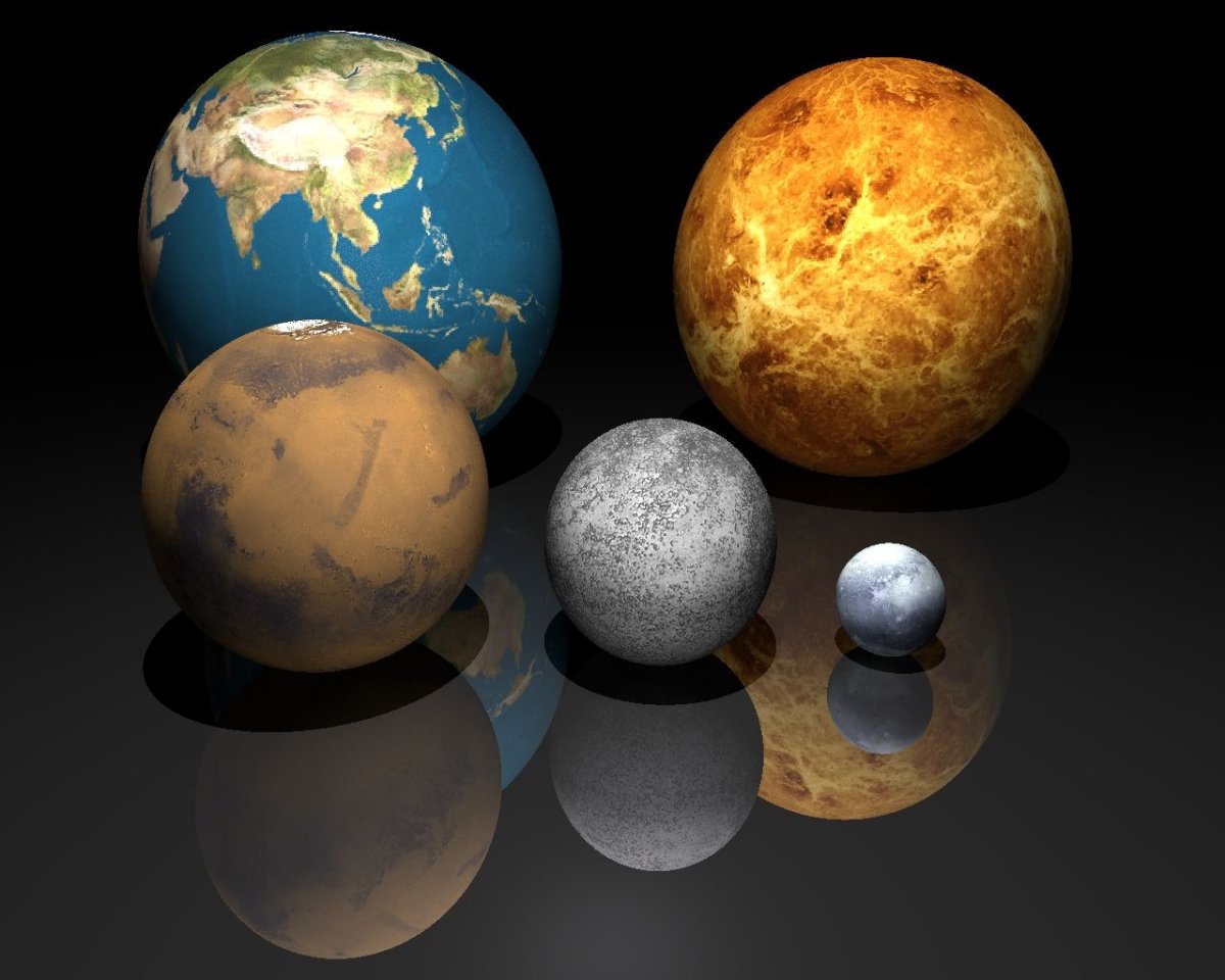 Планеты земной группы Меркурий Венера Марс