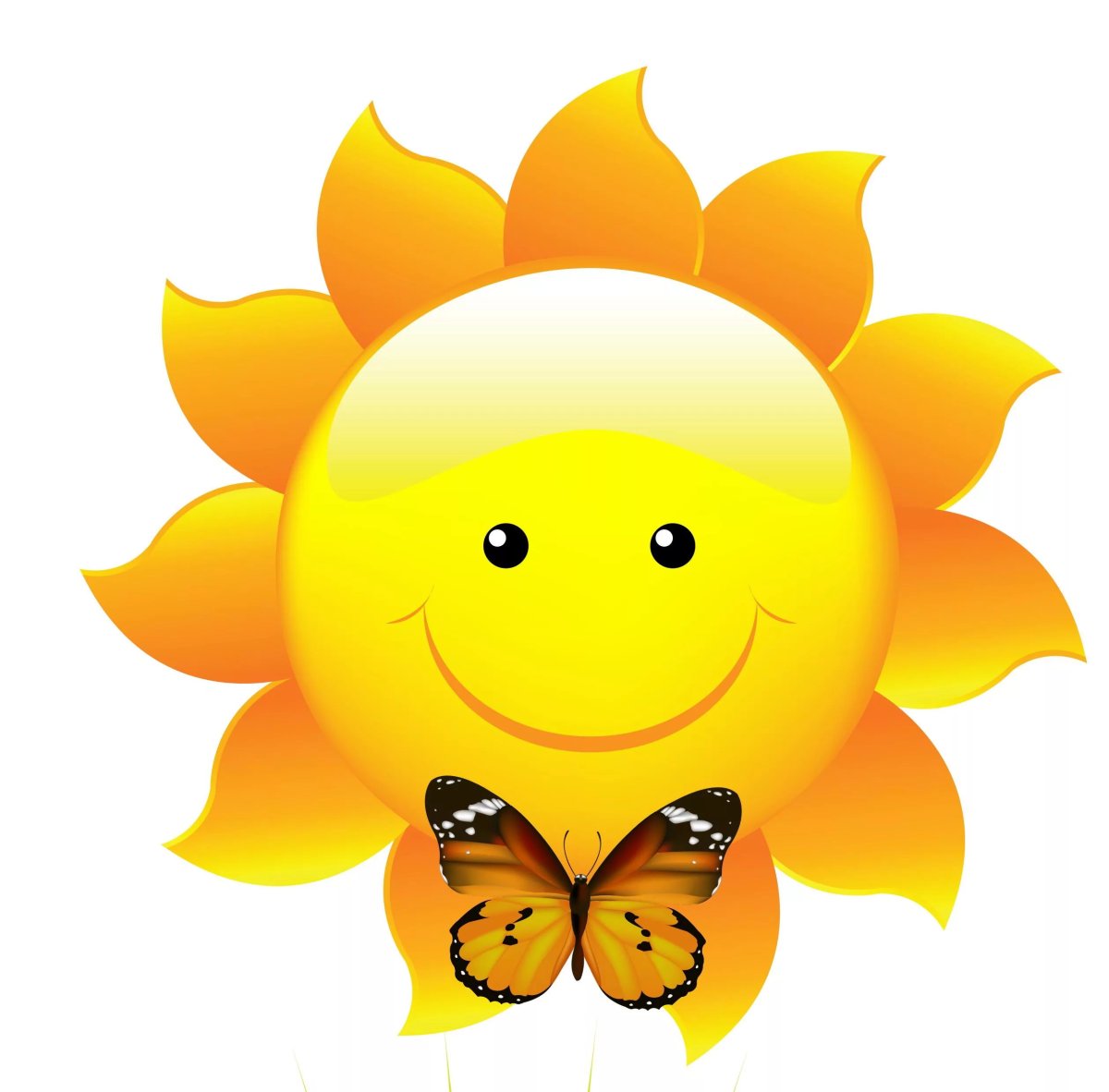 Солнце в облаках