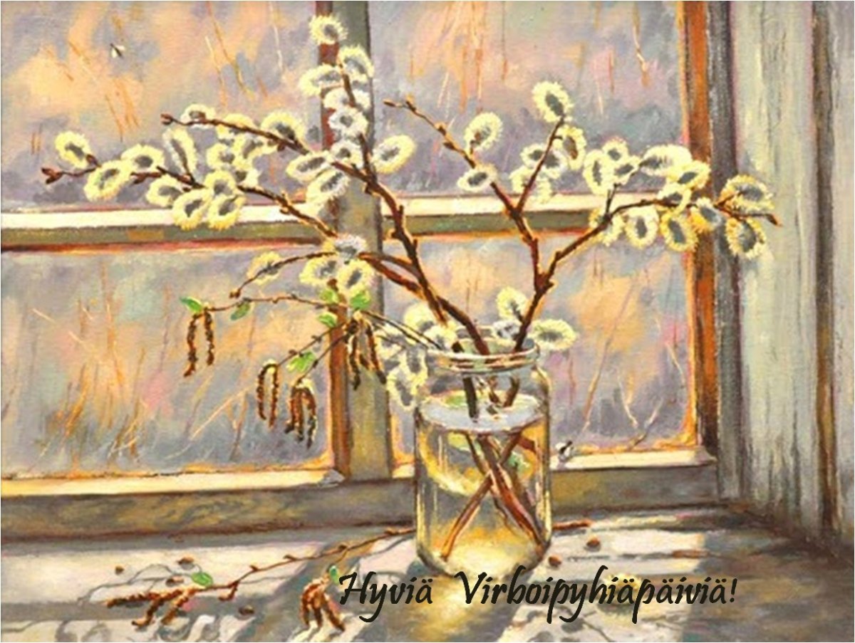 Таисия Кирилловна Афонина натюрморт с вербами