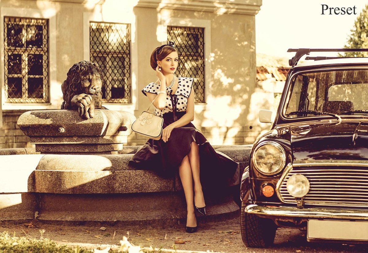 Одри Хепберн с зонтом