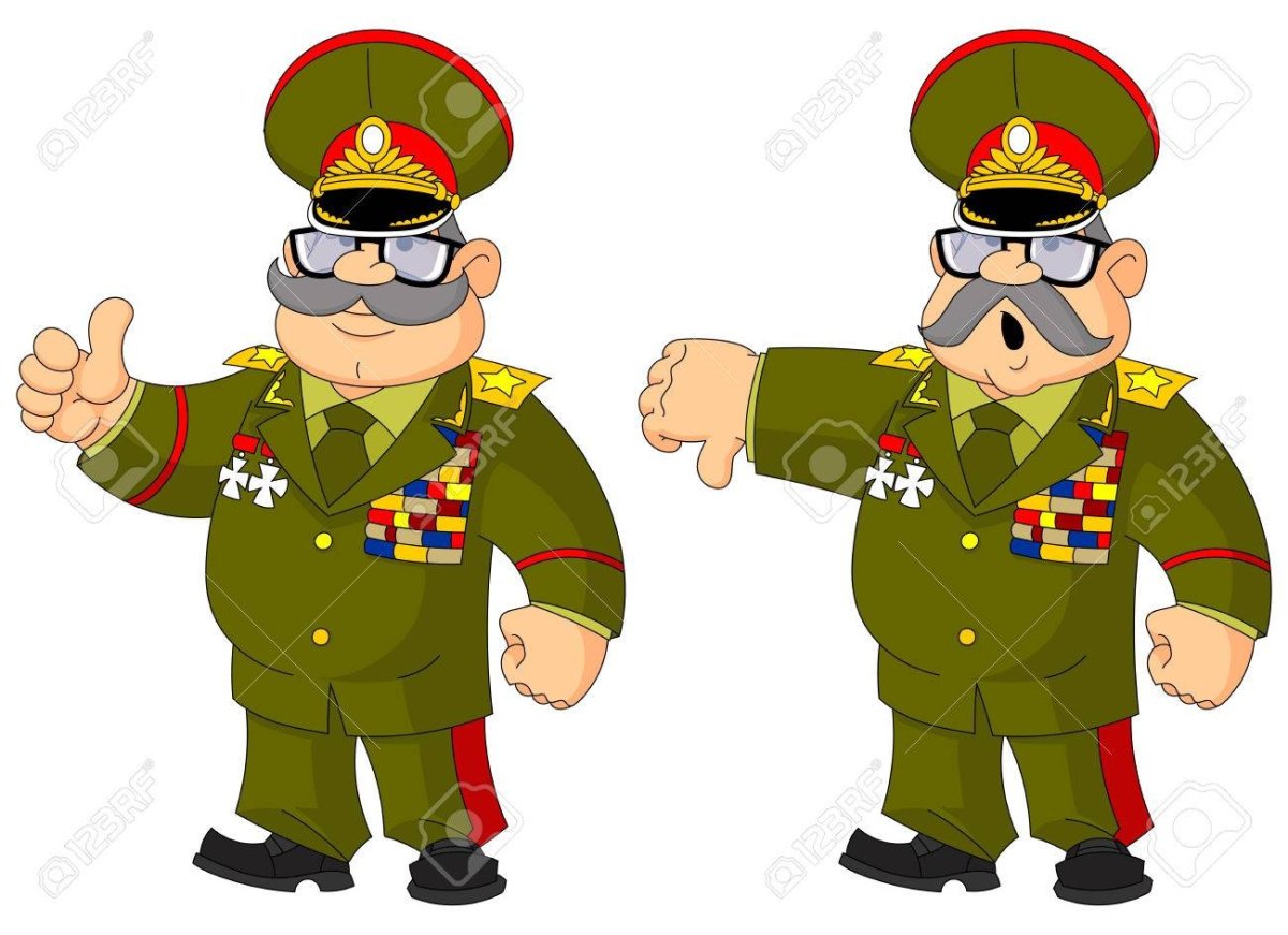 Солдатик отдает честь