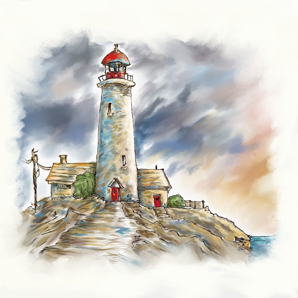 Шепелевский Маяк картина