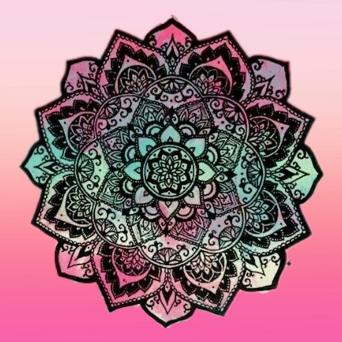 Бирюзовая Мандала