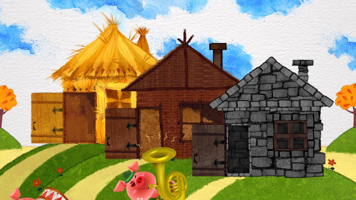 Машины сказки - три поросёнка (серия 13)