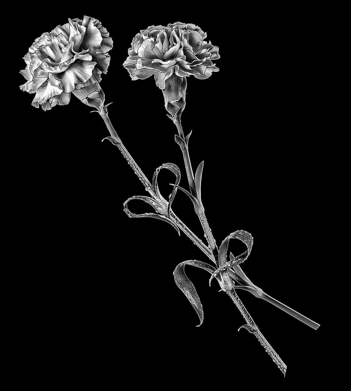 Гвоздики для гравировки на памятник