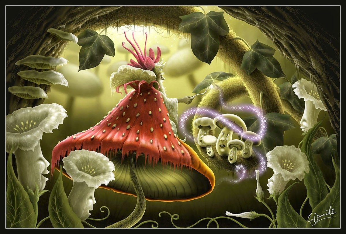 Сказочный гриб мухомор