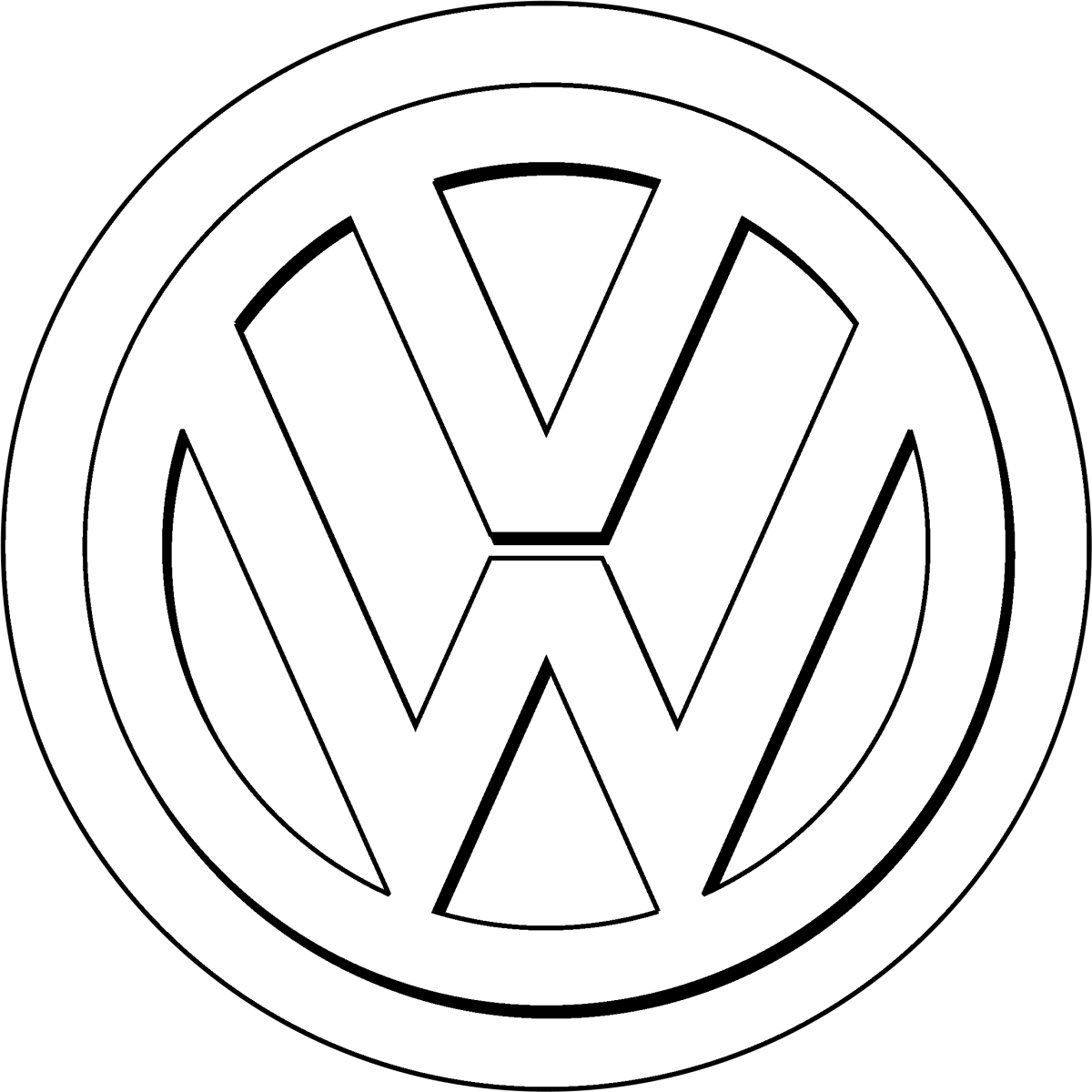 Значок Volkswagen значок Volkswagen
