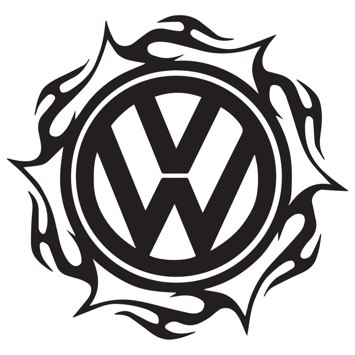 Эмблема VW вектор