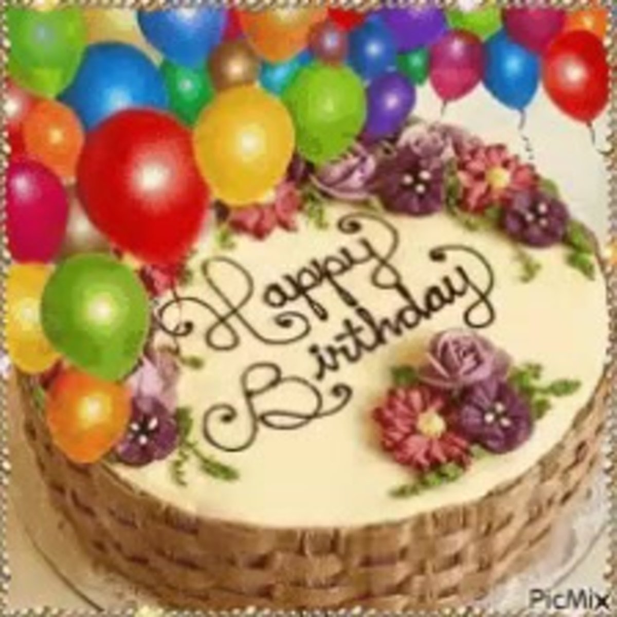 С днём рождения девочке