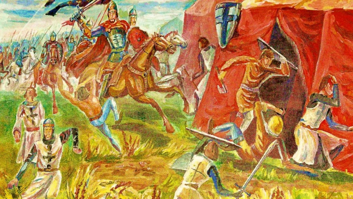 Александр Невский сражение на Неве