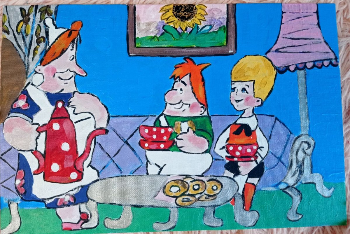 Малыш и Карлсон мультфильм 1968