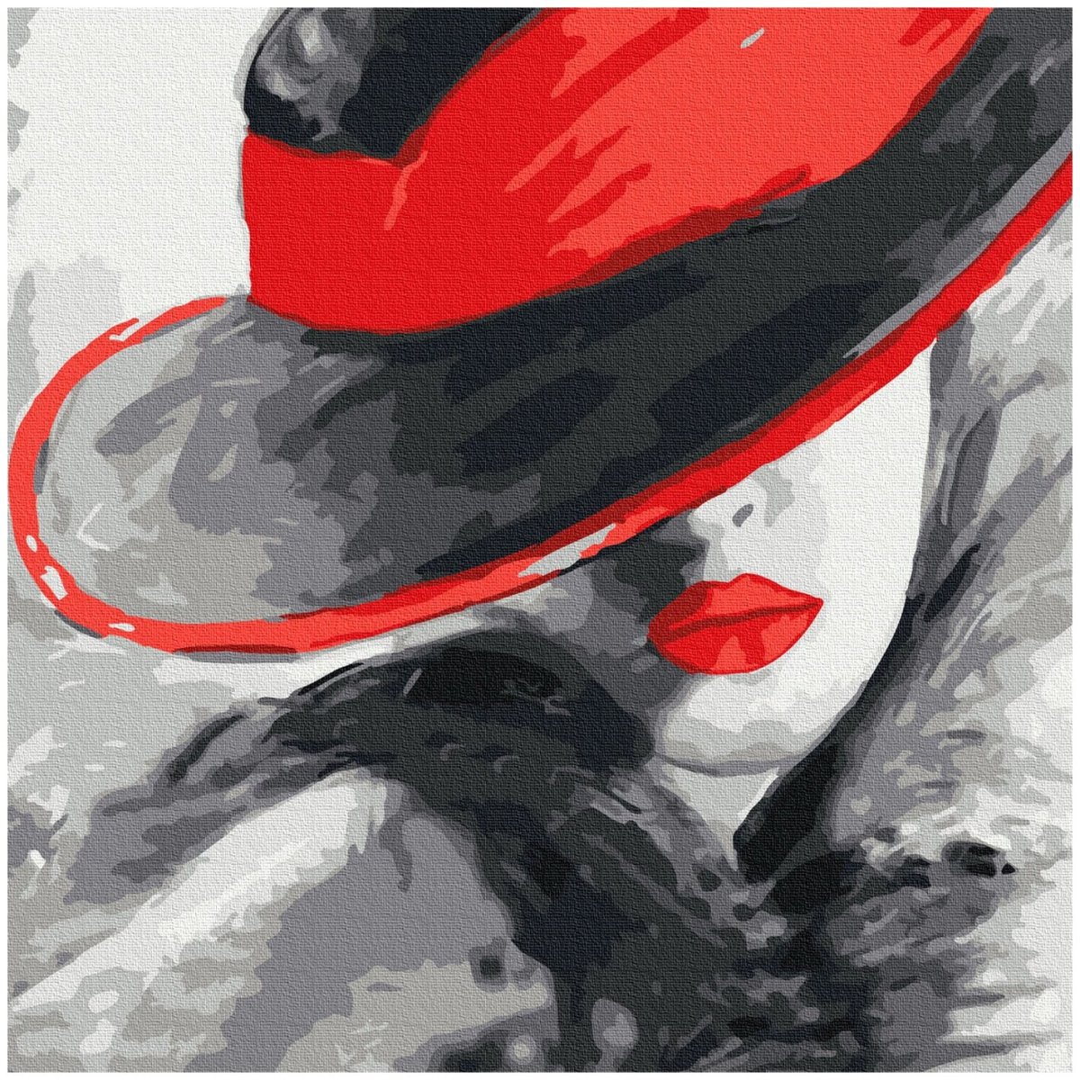 Дама в красной шляпе