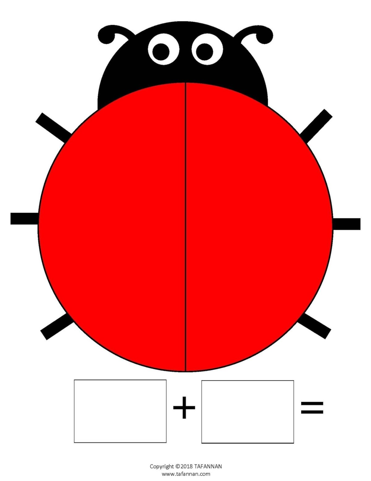 Божья коровка без пятнышек