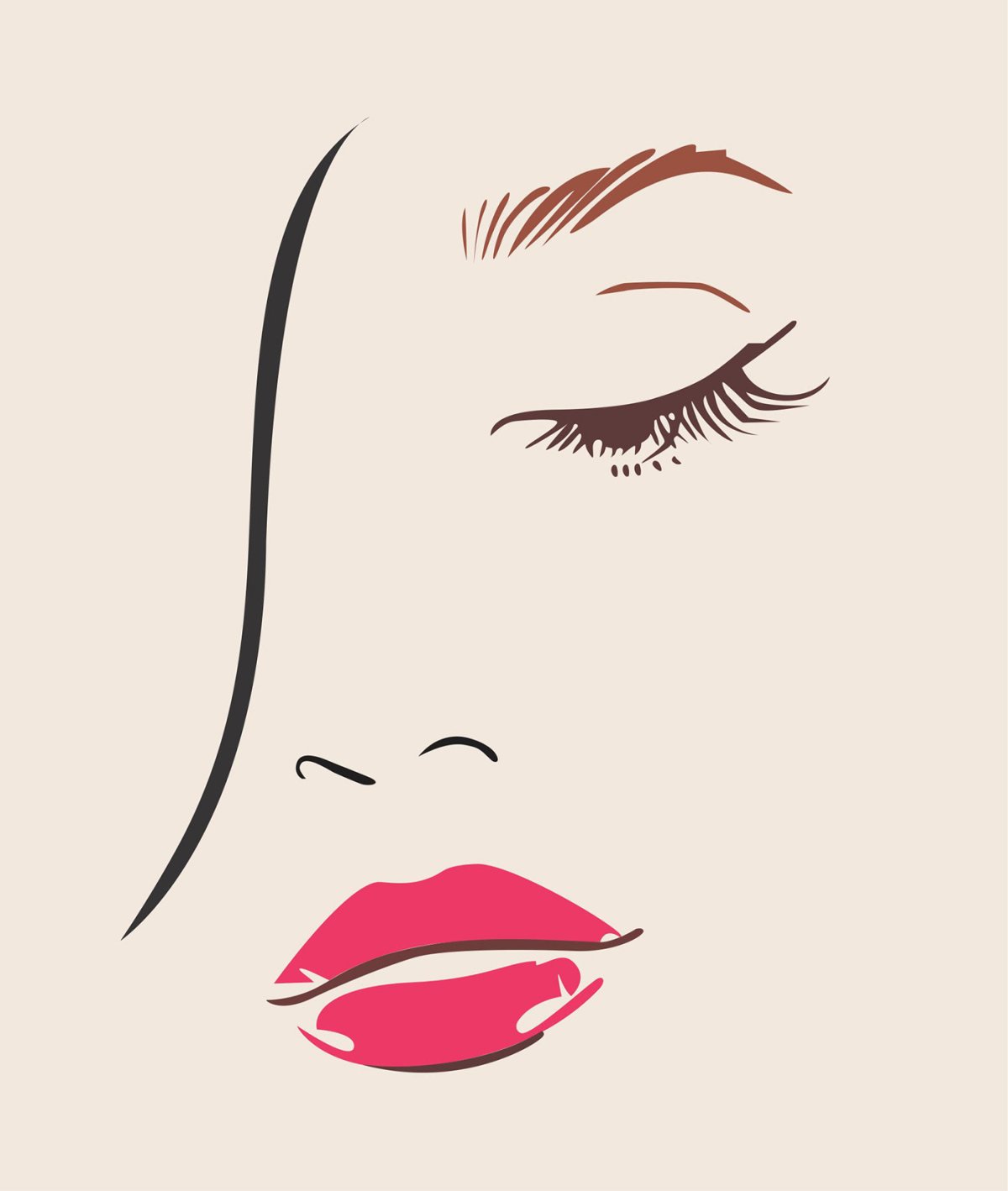 Перманентный макияж иллюстрации