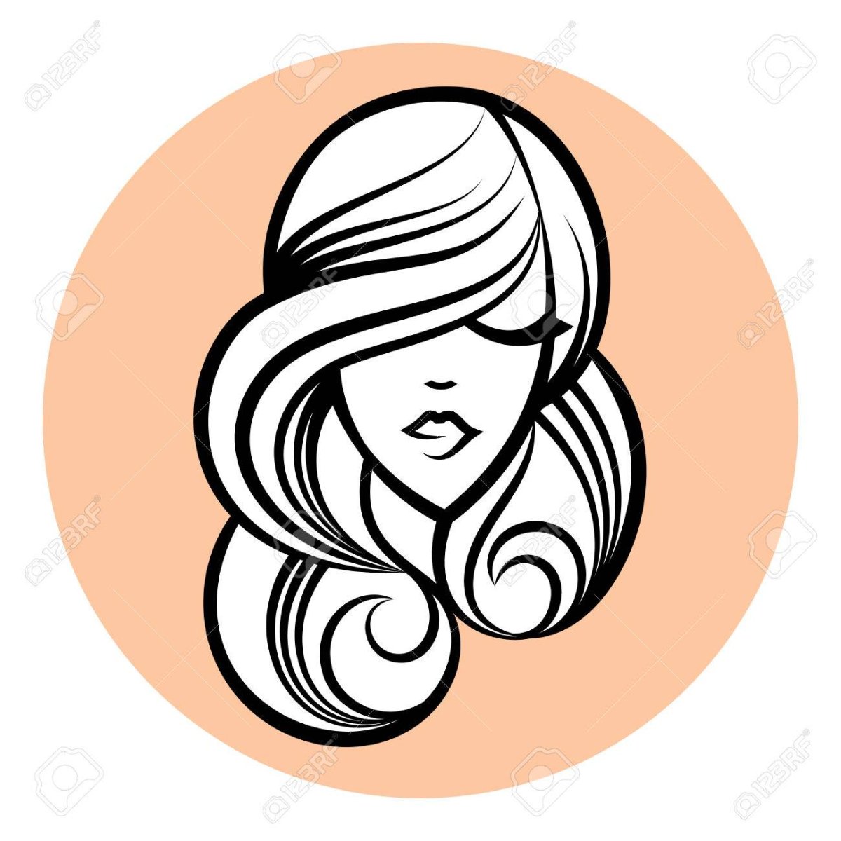 Прическа иконка