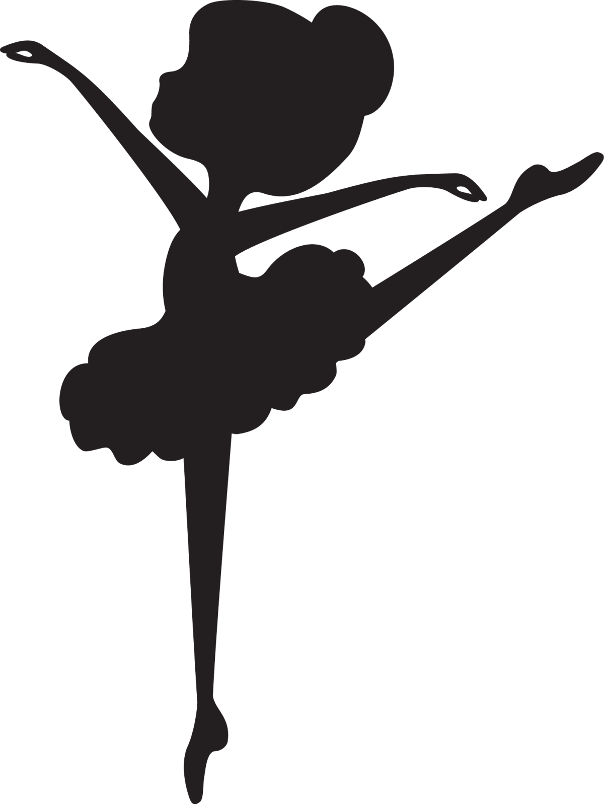 Балерина одной линией