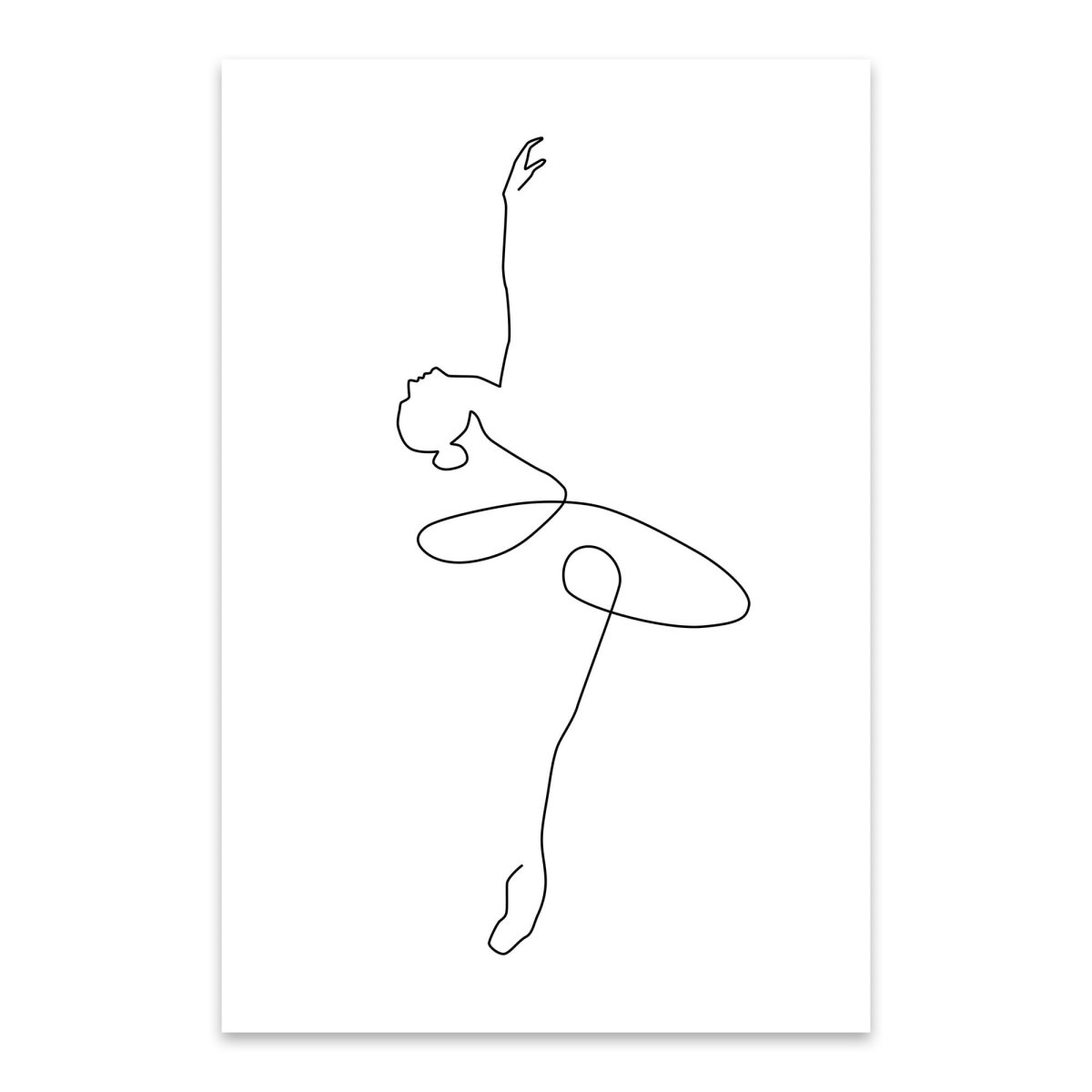 Аппликация балерина