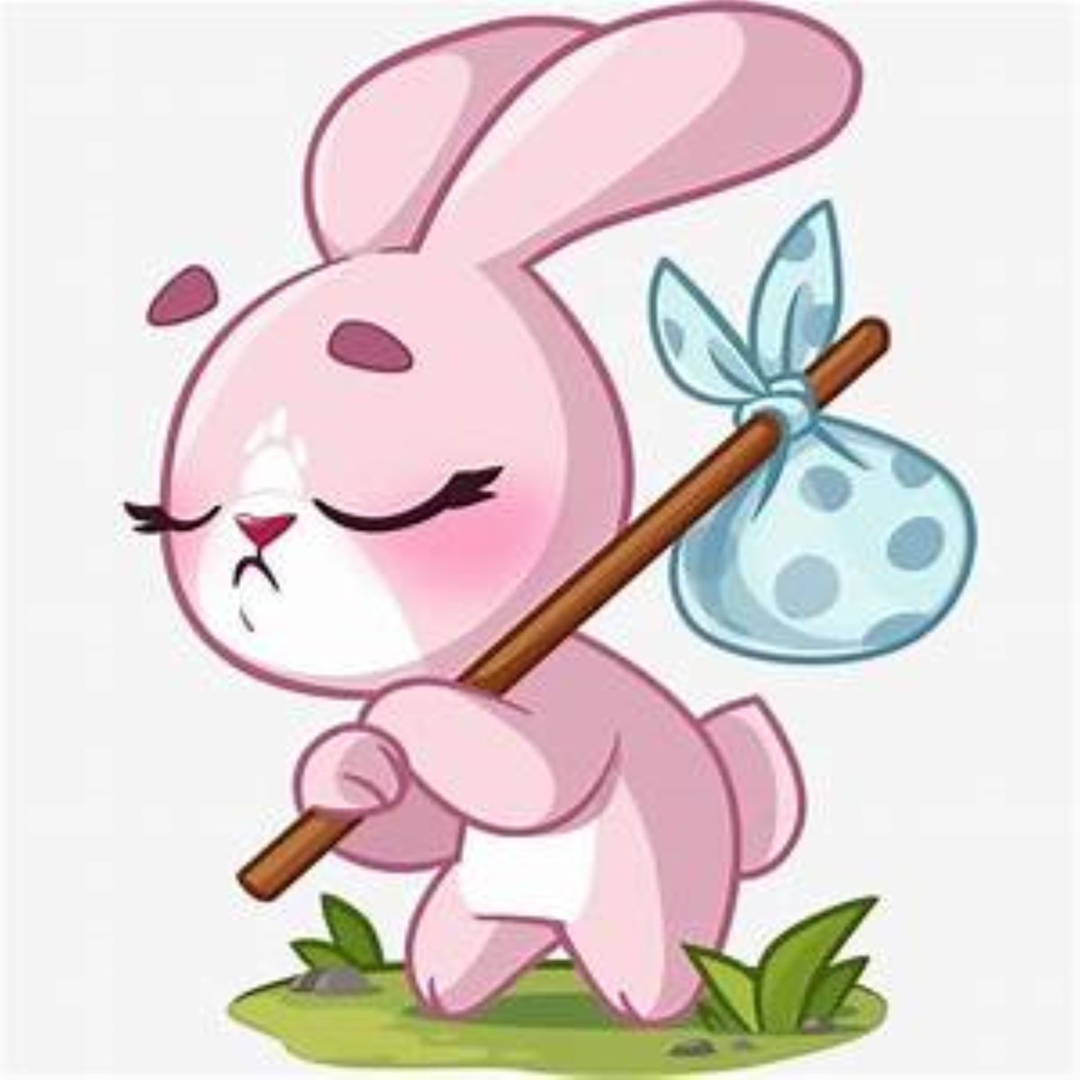 Стикеры зайчики