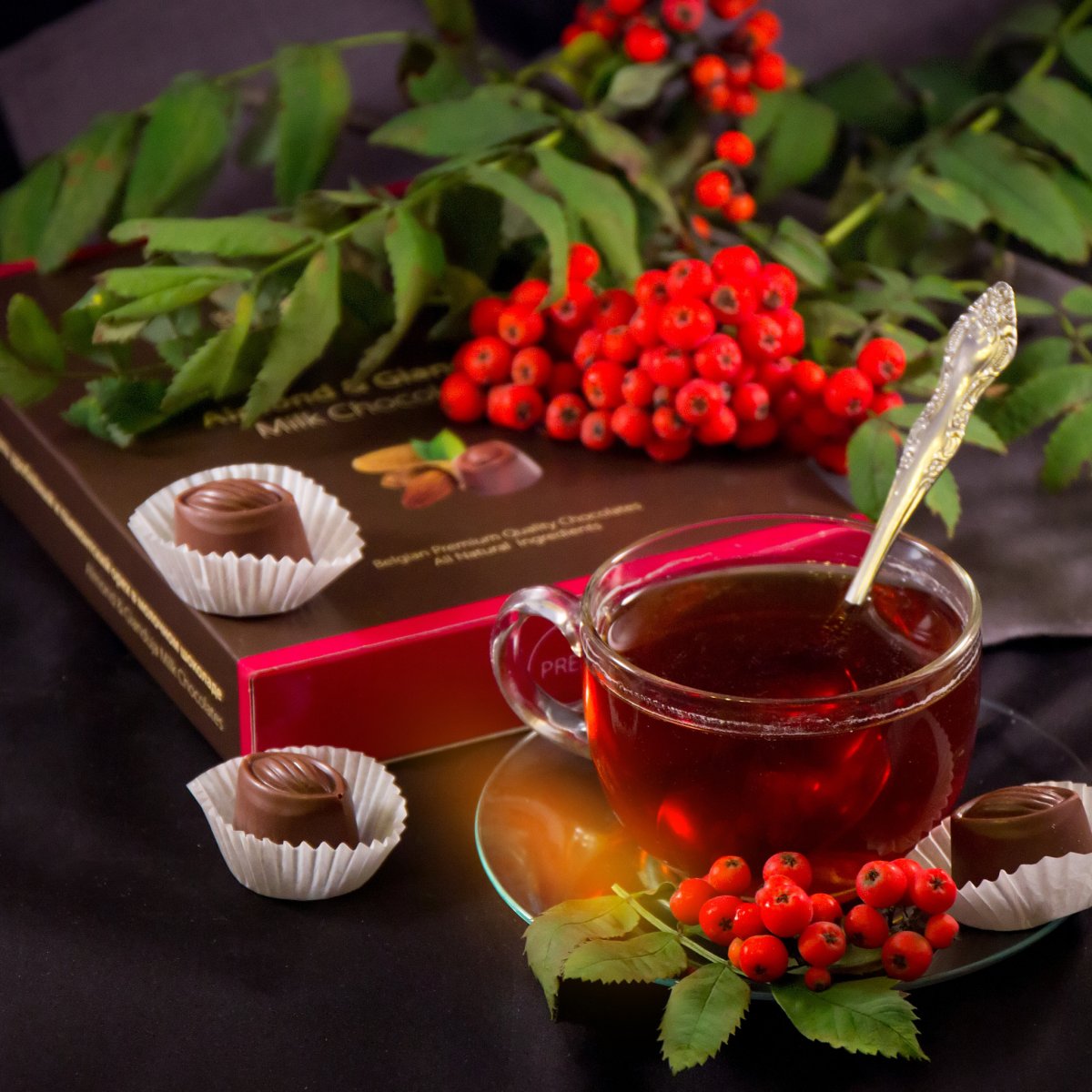 Чай с рябиной