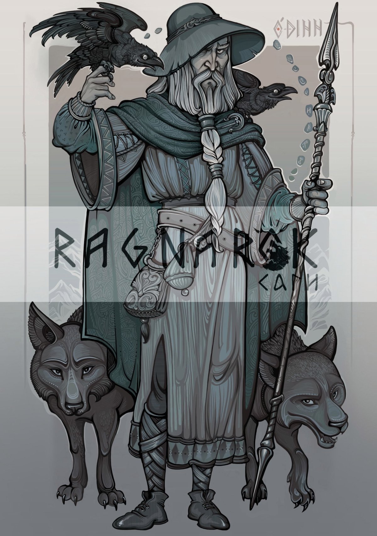 Видар Скандинавский Бог