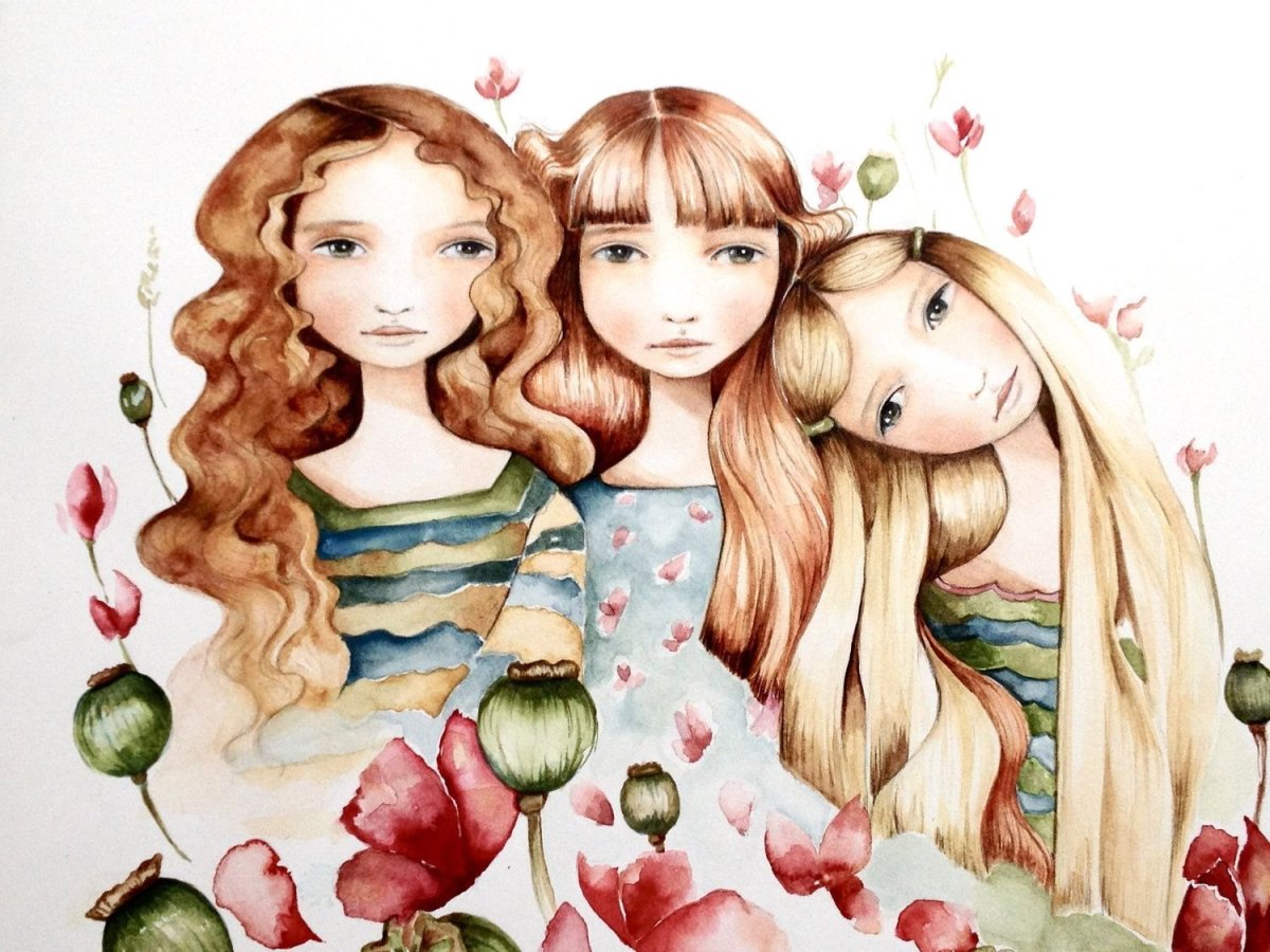 Девочки подружки