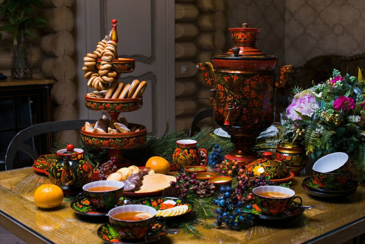 Сервировка в русском стиле