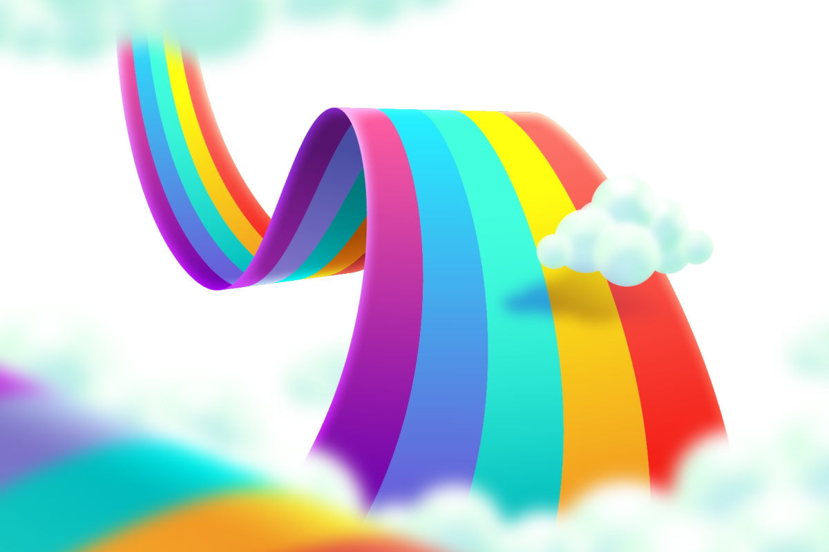 Радуга из облака