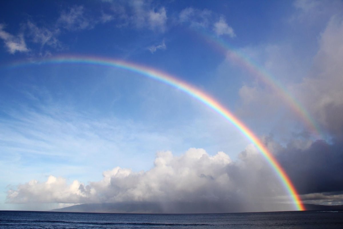 Облачко с радугой
