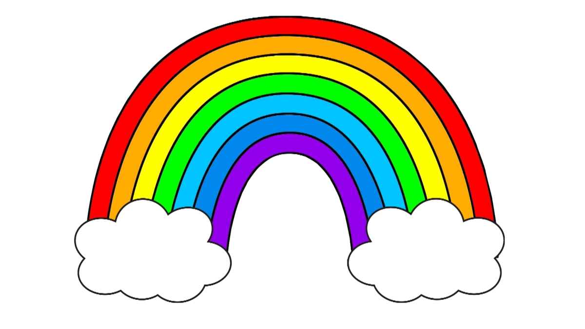 Солнышко с радугой