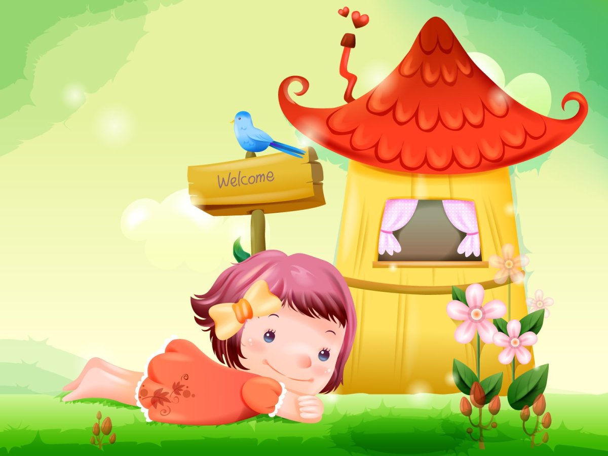 Иллюстрации домов для детского сада