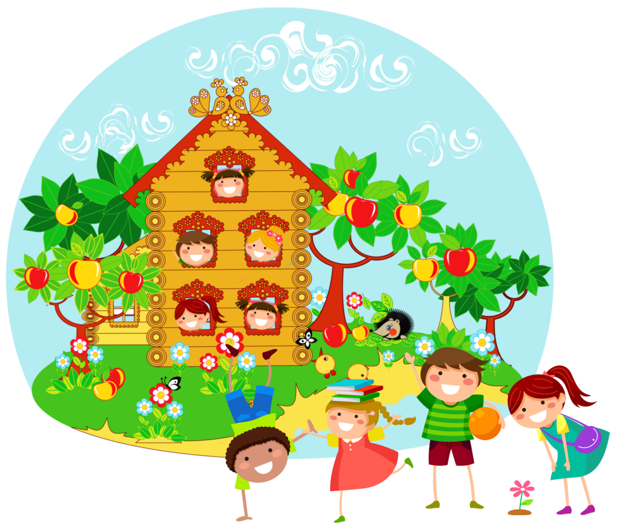 Нарисовать детский сад