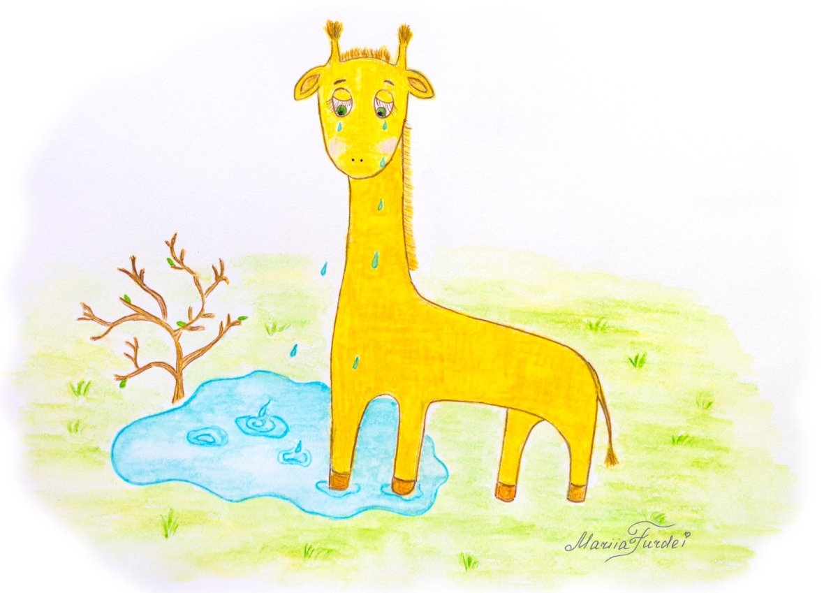 Жираф без пятен