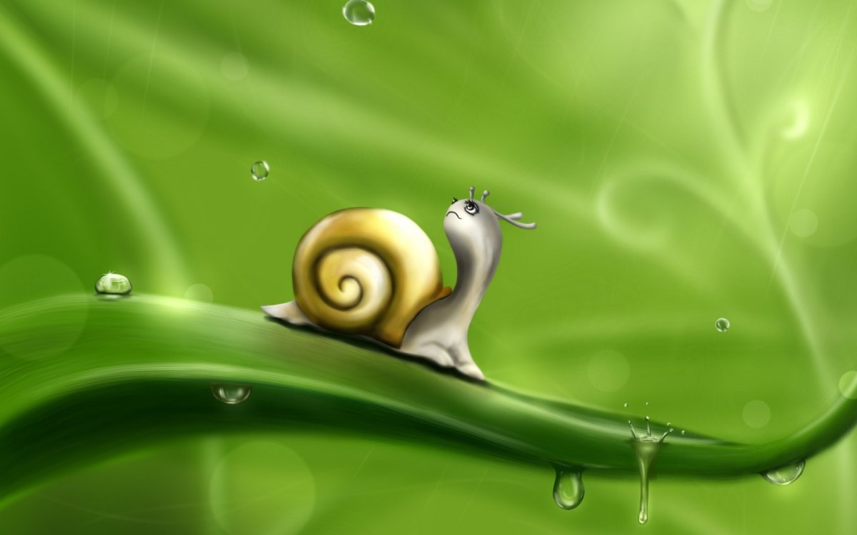 Улитки мультяшки