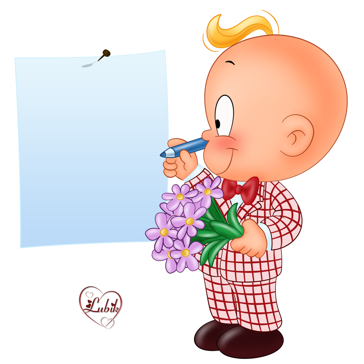 Открытка с днём рождения пупсик