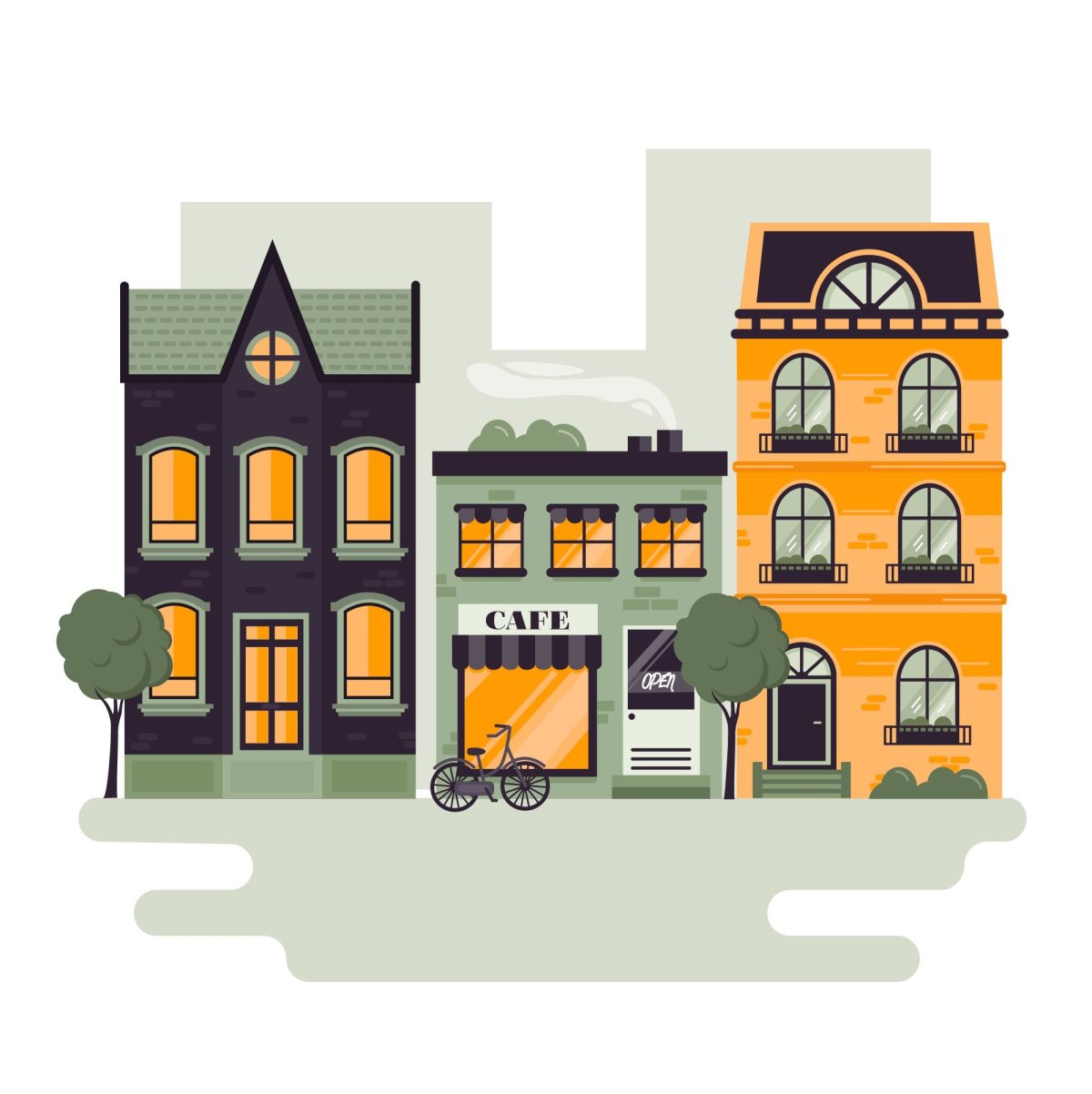 Векторная иллюстрация дом