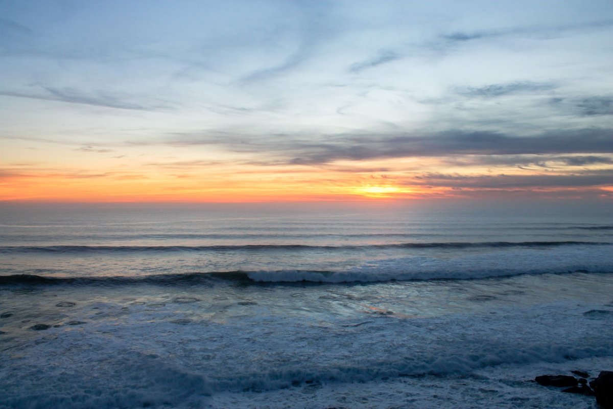 Тихий океан закат