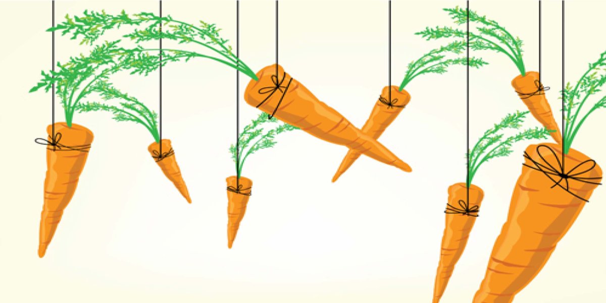 Осел и морковка