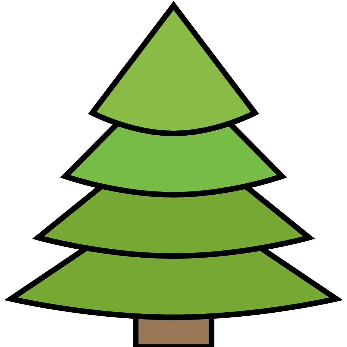 Наклейка елочка